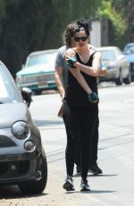 Pregnant KRYSTEN RITTER Out Hiking in Los Angeles 05/12/2019