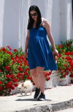 Pregnant KRYSTEN RITTER Out with Her Dog in Los Angeles 05/25/2019