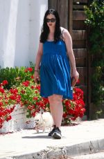 Pregnant KRYSTEN RITTER Out with Her Dog in Los Angeles 05/25/2019