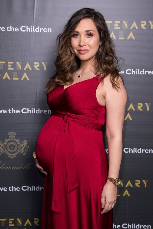 Pregnant MYLEENE KLASS at Save the Children Centenary Gala in London 05/09/2019