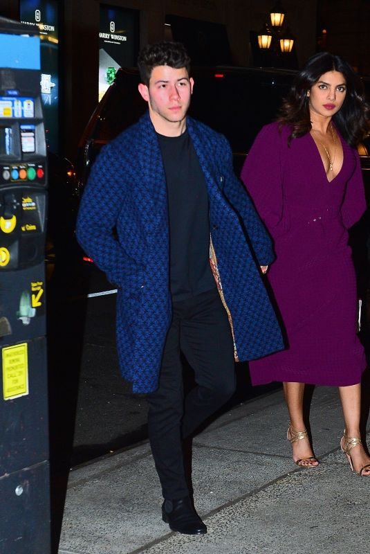 PRIYANKA CHOPRA and Nick Jonas Night Out in New York 05/10/2019