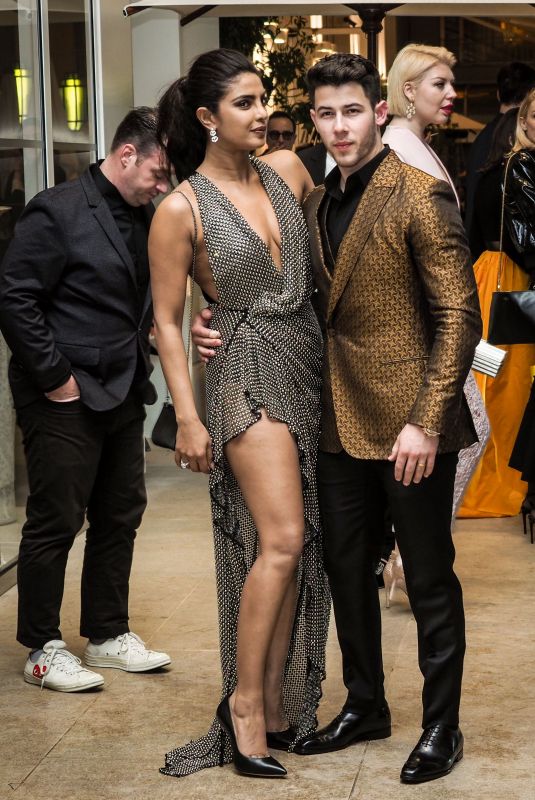 PRIYANKA CHOPRA and Nick Jonas Out in Cannes 05/18/2019