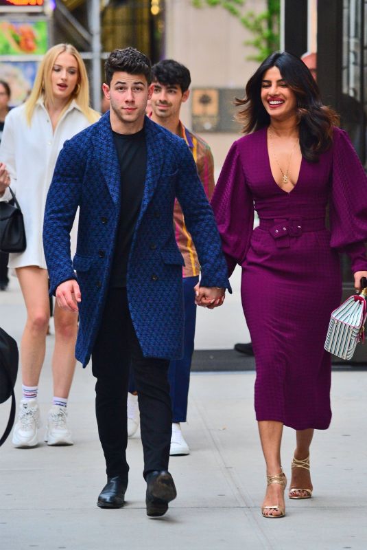 PRIYANKA CHOPRA and Nick Jonas Out in New York 05/10/2019