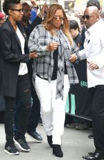 QUEEN LATIFAH Arrives at Build Series in New York 04/25/2019