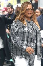 QUEEN LATIFAH Arrives at Build Series in New York 04/25/2019