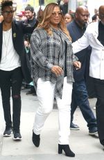 QUEEN LATIFAH Arrives at Build Series in New York 04/25/2019