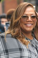 QUEEN LATIFAH Arrives at Build Series in New York 04/25/2019