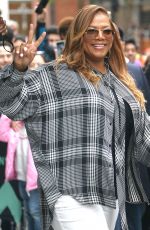 QUEEN LATIFAH Arrives at Build Series in New York 04/25/2019