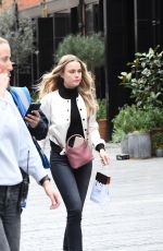 REBECCA RITTENHOUSR on the Set of Four Weddings and a Huneral Series in London 04/29/2019