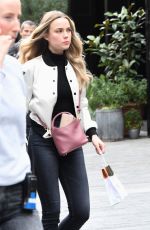 REBECCA RITTENHOUSR on the Set of Four Weddings and a Huneral Series in London 04/29/2019