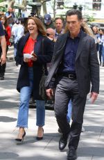 REESE WITHERSPOON and Billy Crudup on the Set of Big Little Lies in New York 05/08/2019