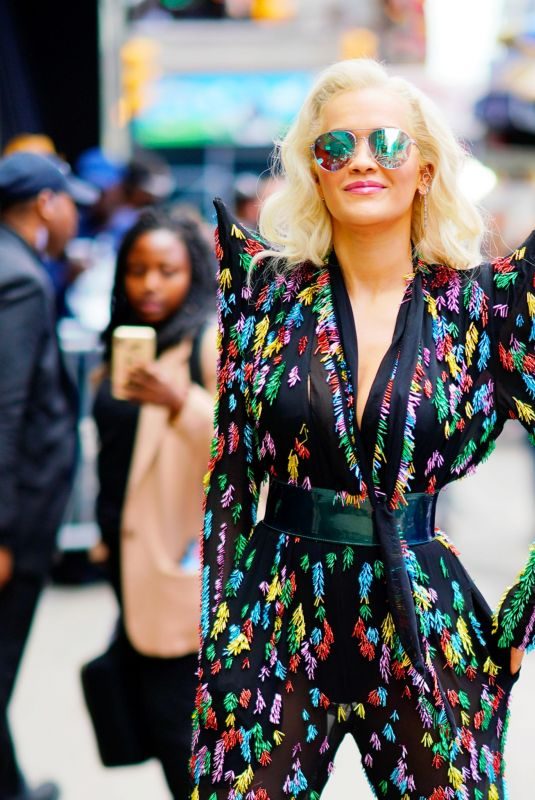 RITA ORA Arrives at GMA Studios in New York 09/05/2019