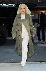 RITA ORA Arrives at Greenwich Hotel in New York 05/08/2019