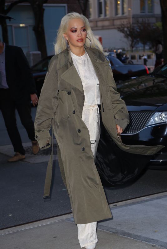 RITA ORA Arrives at Greenwich Hotel in New York 05/08/2019