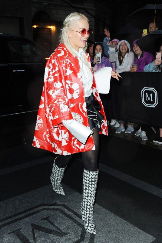 RITA ORA Arrives at Her Hotel in New York 05/05/2019