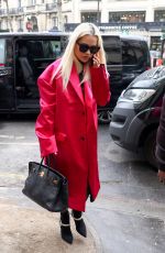 RITA ORA at Hotel Costes in Paris 05/02/2019