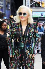 RITA ORA Leaves Good Morning America in New York 05/09/2019