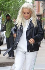 RITA ORA Leaves Greenwich Hotel in New York 05/09/2019