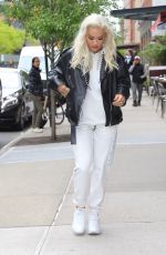 RITA ORA Leaves Greenwich Hotel in New York 05/09/2019