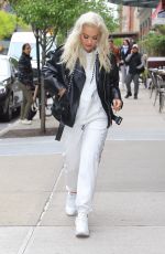 RITA ORA Leaves Greenwich Hotel in New York 05/09/2019