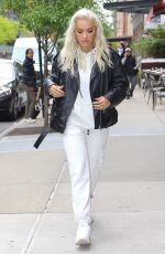 RITA ORA Leaves Greenwich Hotel in New York 05/09/2019