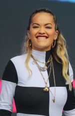 RITA ORA Performs at BBC Biggest Weekend in Swansea 05/27/2019