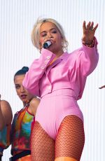 RITA ORA Performs at BBC Radio 1 Big Weekend in Middlesborough 05/25/2019