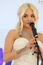 RITA ORA Performs at Magnum Ice Cream Presentation in Cannes 05/16/2019