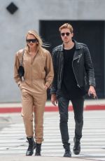 ROMEE STRIJD and Laurens Van Leeuwen Out for Lunch in Los Angeles 05/06/2019
