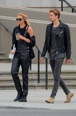 ROMEE STRIJD and Laurens Van Leeuwen Out Shopping in Beverly Hills 05/08/2019
