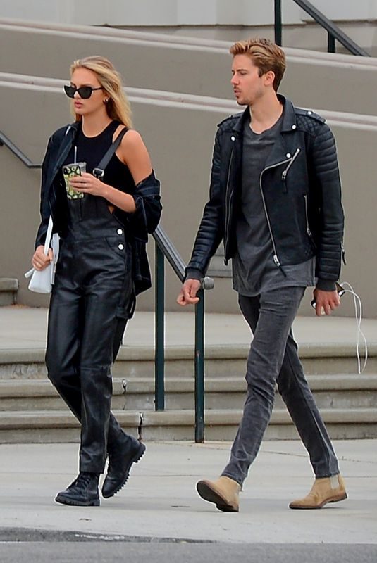 ROMEE STRIJD and Laurens Van Leeuwen Out Shopping in Beverly Hills 05/08/2019