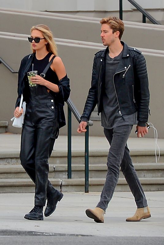 ROMEE STRIJD and Laurens Van Leeuwen Out Shopping in Beverly Hills 05/08/2019