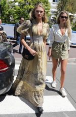 ROMEE STRIJD Leaves Hotel Martinez at 2019 Cannes Film Festival 05/15/2019