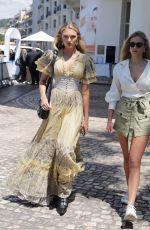 ROMEE STRIJD Leaves Hotel Martinez at 2019 Cannes Film Festival 05/15/2019