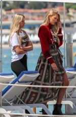 ROMEE STRIJD on the Set of a Photoshoot in Cannes 05/15/2019