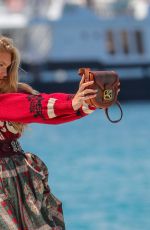 ROMEE STRIJD on the Set of a Photoshoot in Cannes 05/15/2019