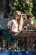 ROMEE STRIJD Out for Coffee at Terrace of Martinez Hotel in Cannes 05/14/2019