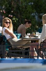 ROMEE STRIJD Out for Coffee at Terrace of Martinez Hotel in Cannes 05/14/2019