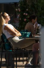 ROMEE STRIJD Out for Coffee at Terrace of Martinez Hotel in Cannes 05/14/2019