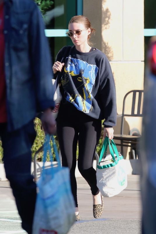 ROONEY MARA Arrives at Gelson