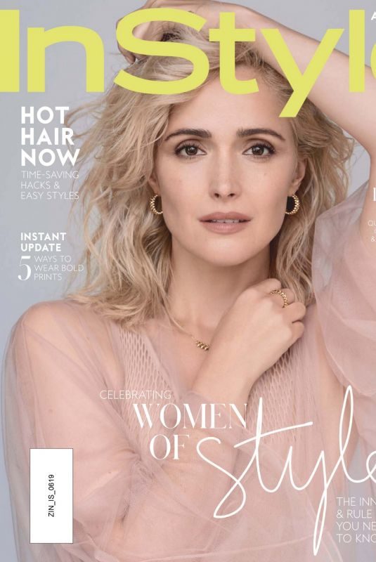 ROSE BYRNE in Instyle Magazine, Australia June 2019