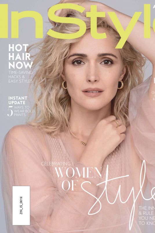 ROSE BYRNE in Instyle Magazine, Australia June 2019