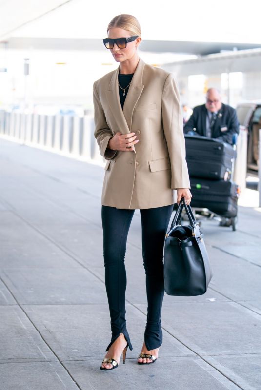 ROSIE HUNTINGTON-WHITELEY at JFK Airport in New York 05/07/2019