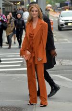 ROSIE HUNTINGTON-WHOTELEY Arrives at Build in New York 05/03/2019