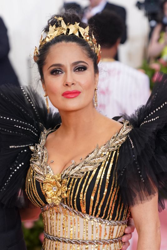 SALMA HAYEK at 2019 MET Gala in New York 05/06/2019