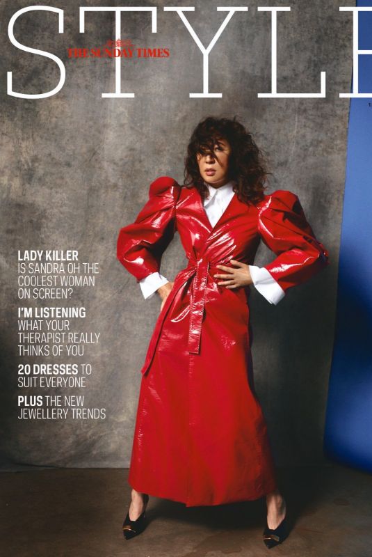 SANDRA OH on the Cover of The Sunday Times Style, May 2019