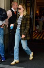 SAOIRSE RONAN Leaves Her Hotel in New York 05/02/2019