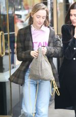 SAOIRSE RONAN Leaves Mark Hotel in New York 05/05/2019