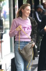 SAOIRSE RONAN Leaves Mark Hotel in New York 05/05/2019