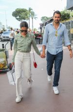 SARA SAMPAIO and Oliver Ripley Out at Cannes Film Festival 05/22/2019